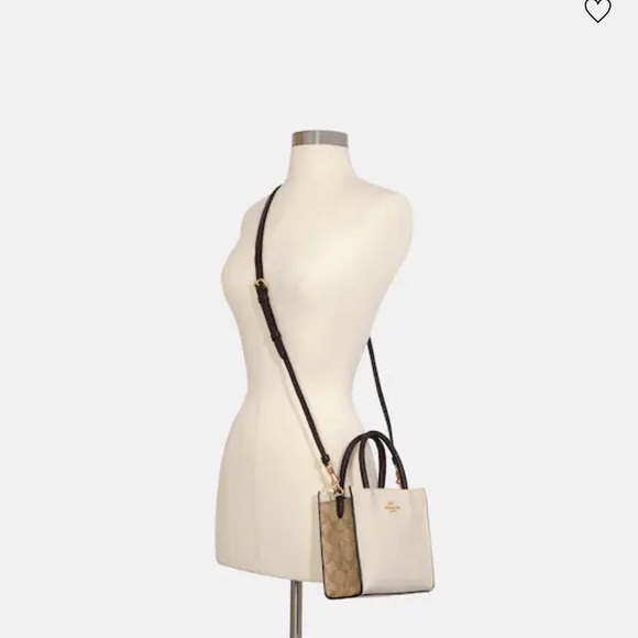 BRAND NEW WITH TAGS Mini Cally Crossbody In Colorblock Signature Canvas - Picture 2 of 6